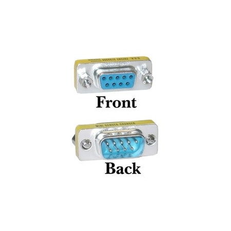 Cable Wholesale Serial Mini Port Saver / Coupler, DB9 Male to DB9 Female 31D1-07200
